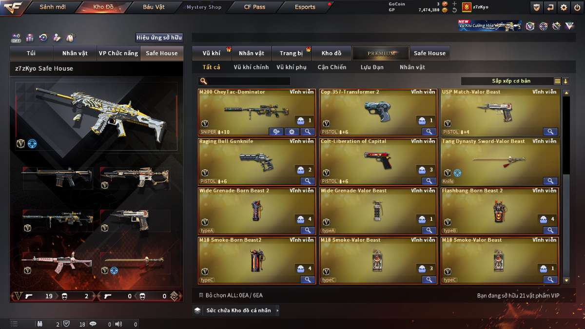 shop acc cf uy tin gia re